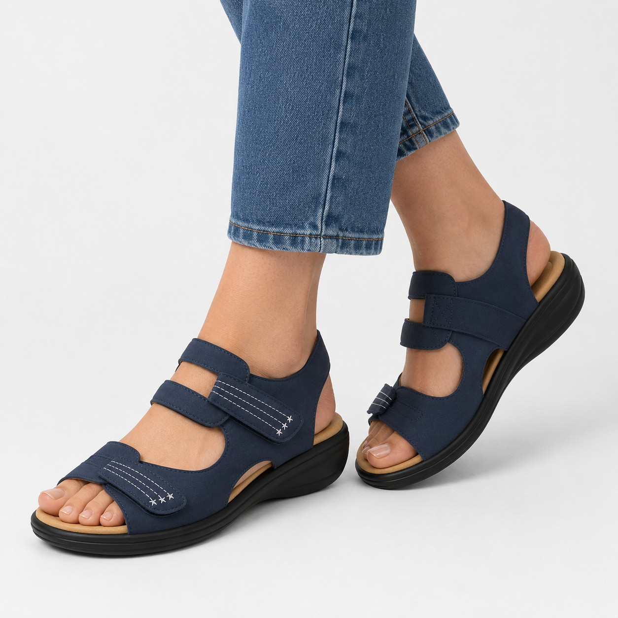 Orthopédiques Sandales Femmes - Confortables Ergonomiques Sandales d'été