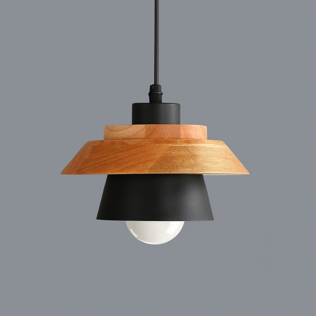 Odelle - Suspension Bois et Métal Nordique