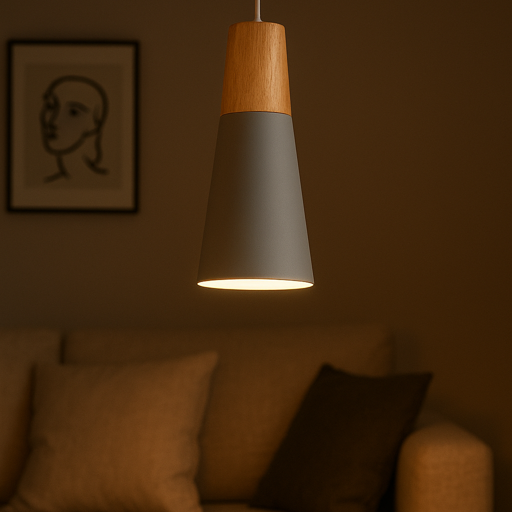 Odelle - Suspension Bois et Métal Nordique