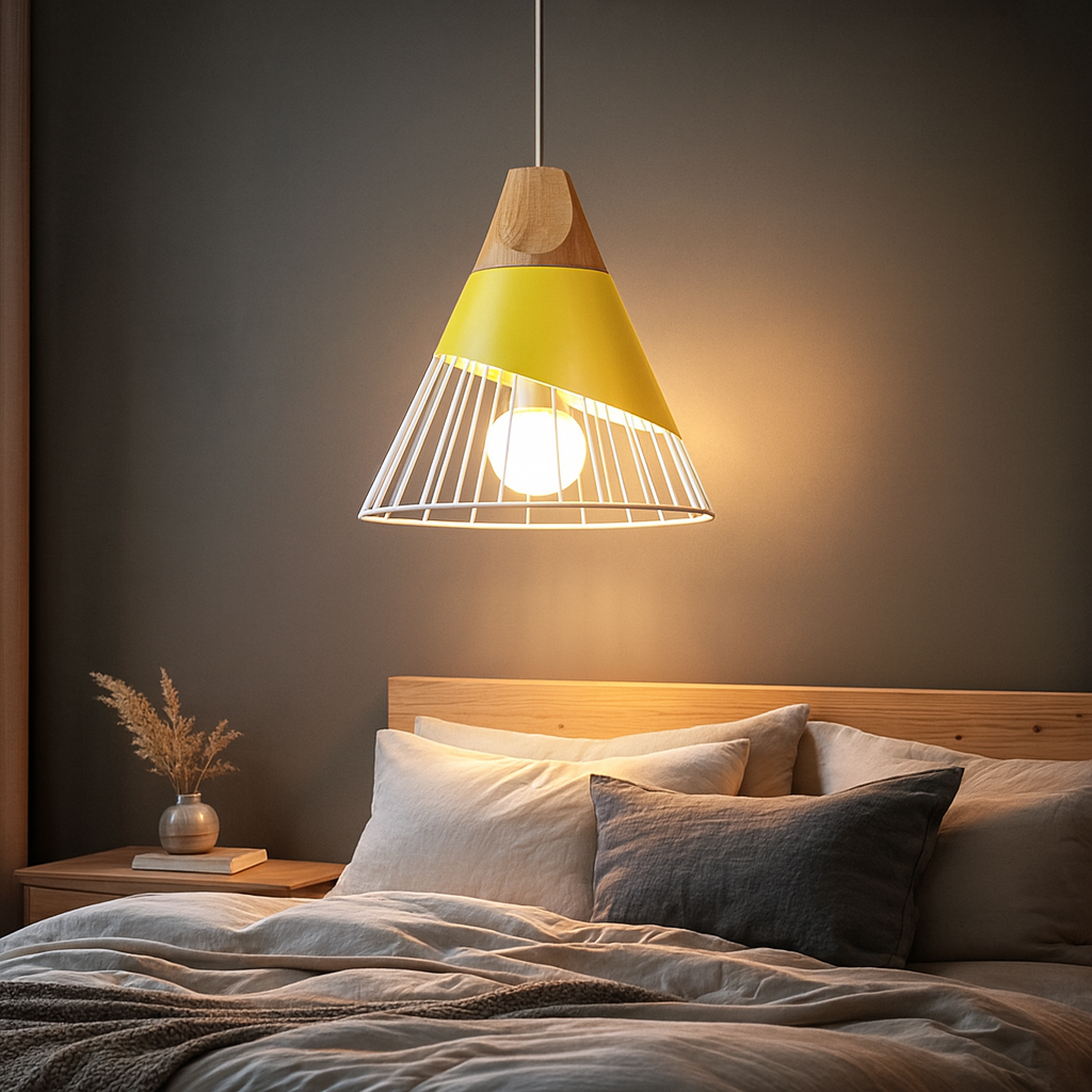 Odelle - Suspension Bois et Métal Nordique