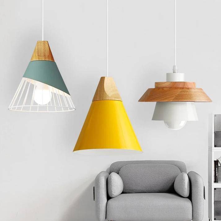 Odelle - Suspension Bois et Métal Nordique