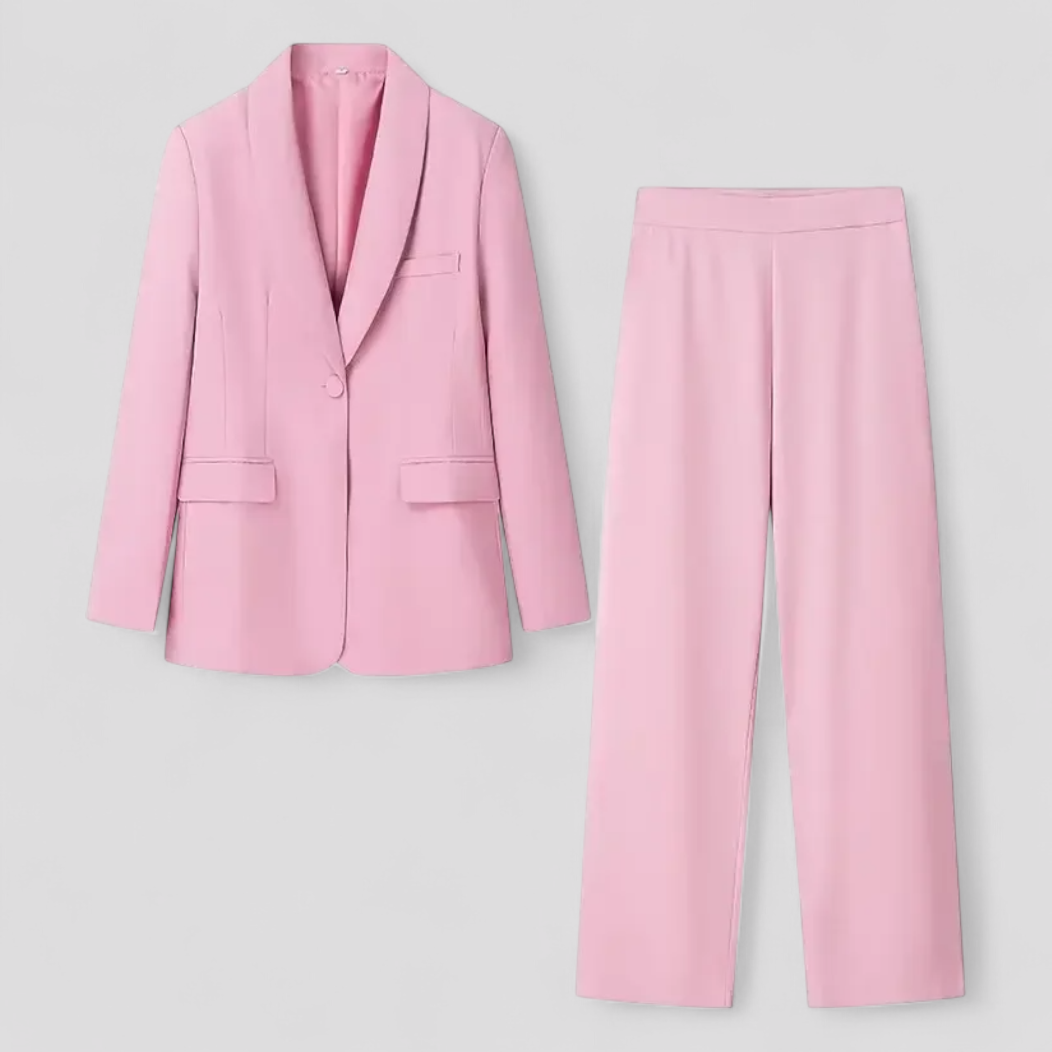 Ensemble Tailleur Pantalon Femme en Polyester