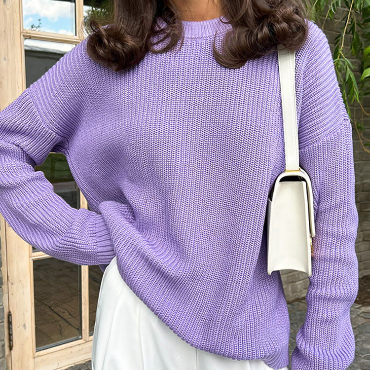 Pull Ample Femme Chic en Maille 3