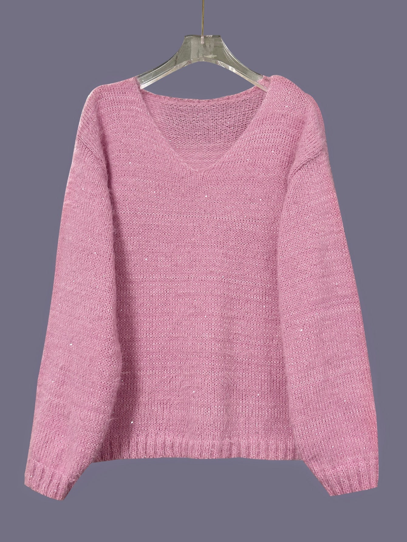 Pull Ample Femme Encolure V 2