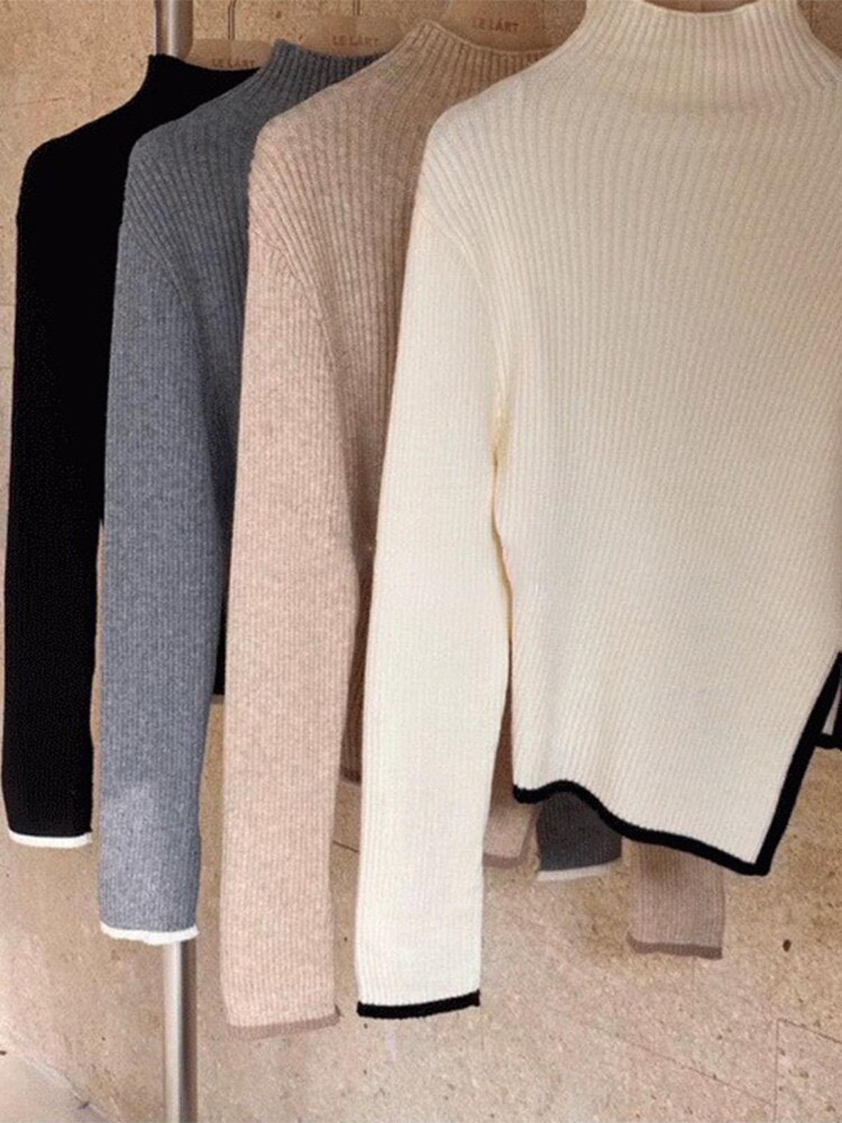 Pull Femme Asymétrique Chic Moderne 6