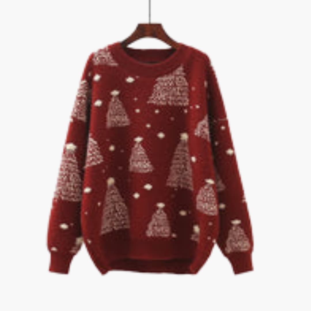 Pull Femme Chic Col Rond Élégant 2