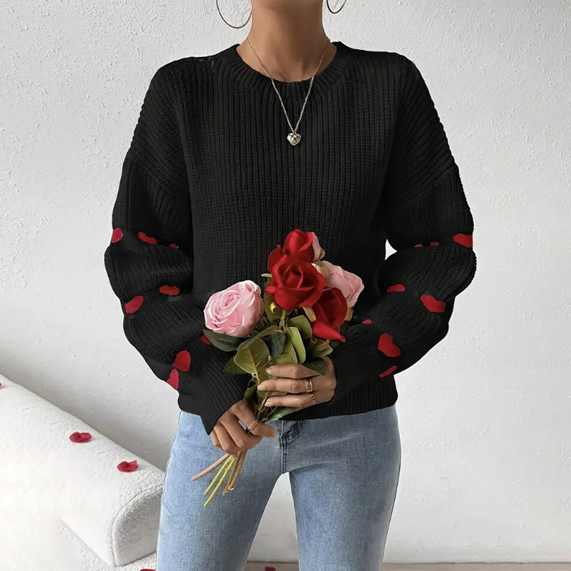 Pull Femme Décontracté à Col Rond 0