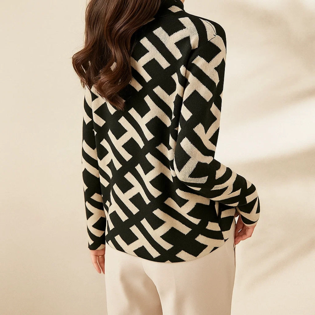 Pull Femme Élégant en Tricot Moderne 2