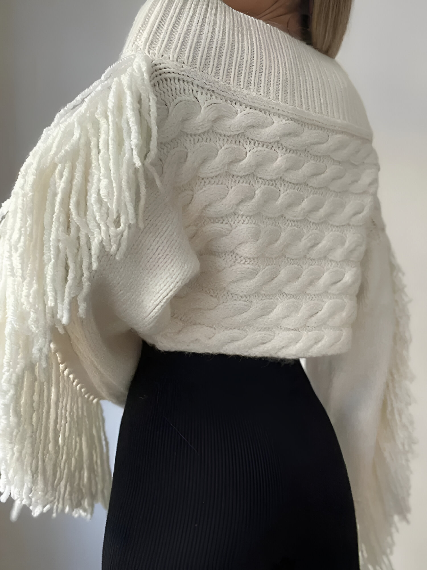 Pull Femme Épaules Dénudées Maille Autumn Collection