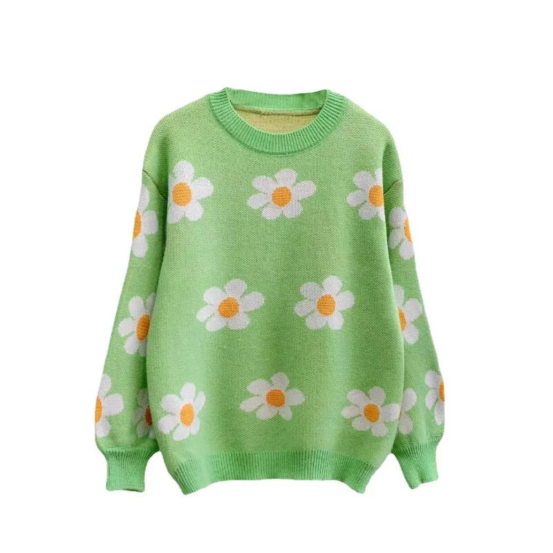 Pull Femme Floral Hiver Chic 4