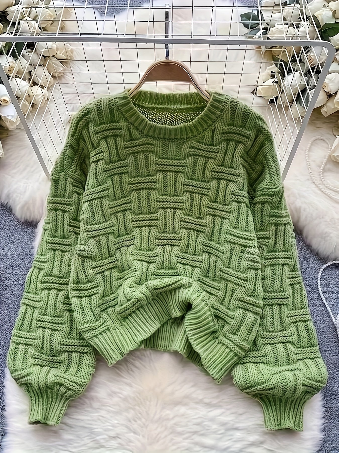 Pull Femme Minimaliste Col Rond Doux 1
