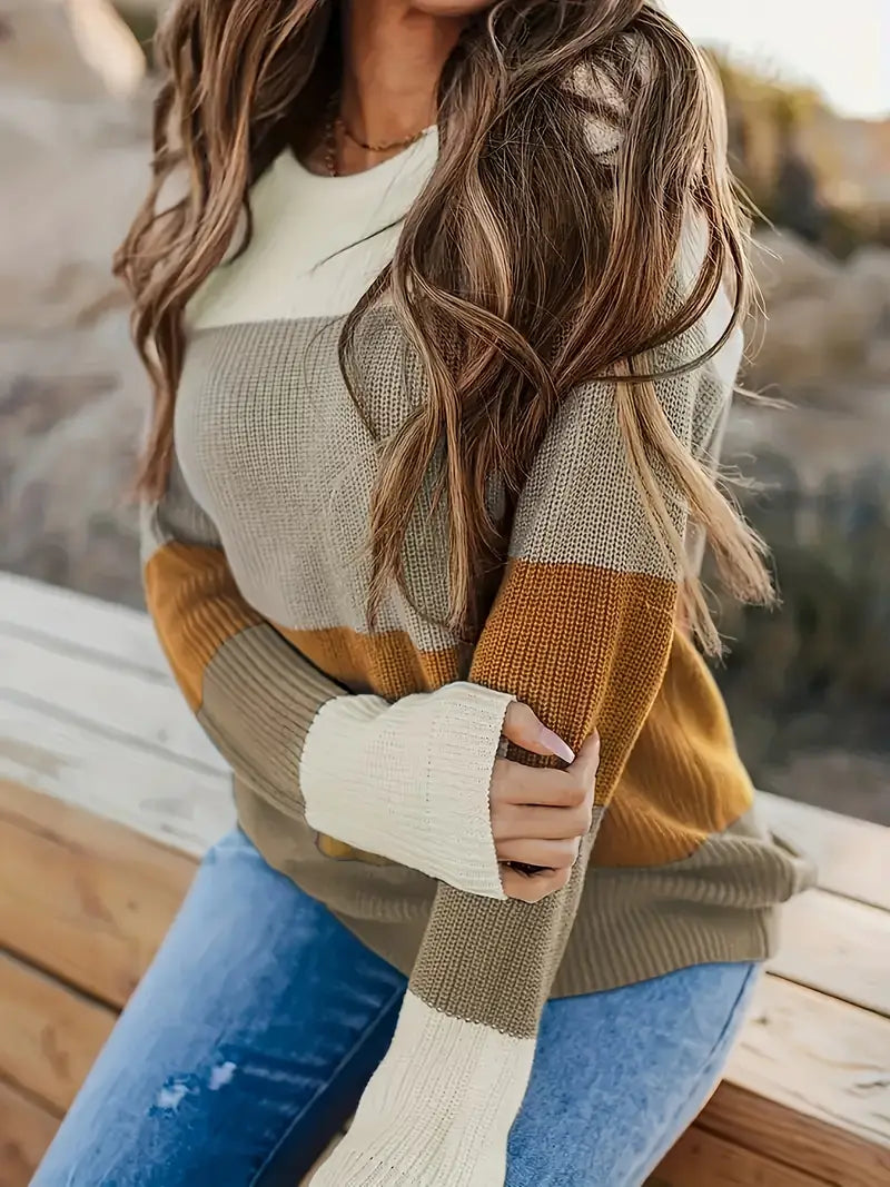 Pull Femme Multicolore Confortable et Stylé 1