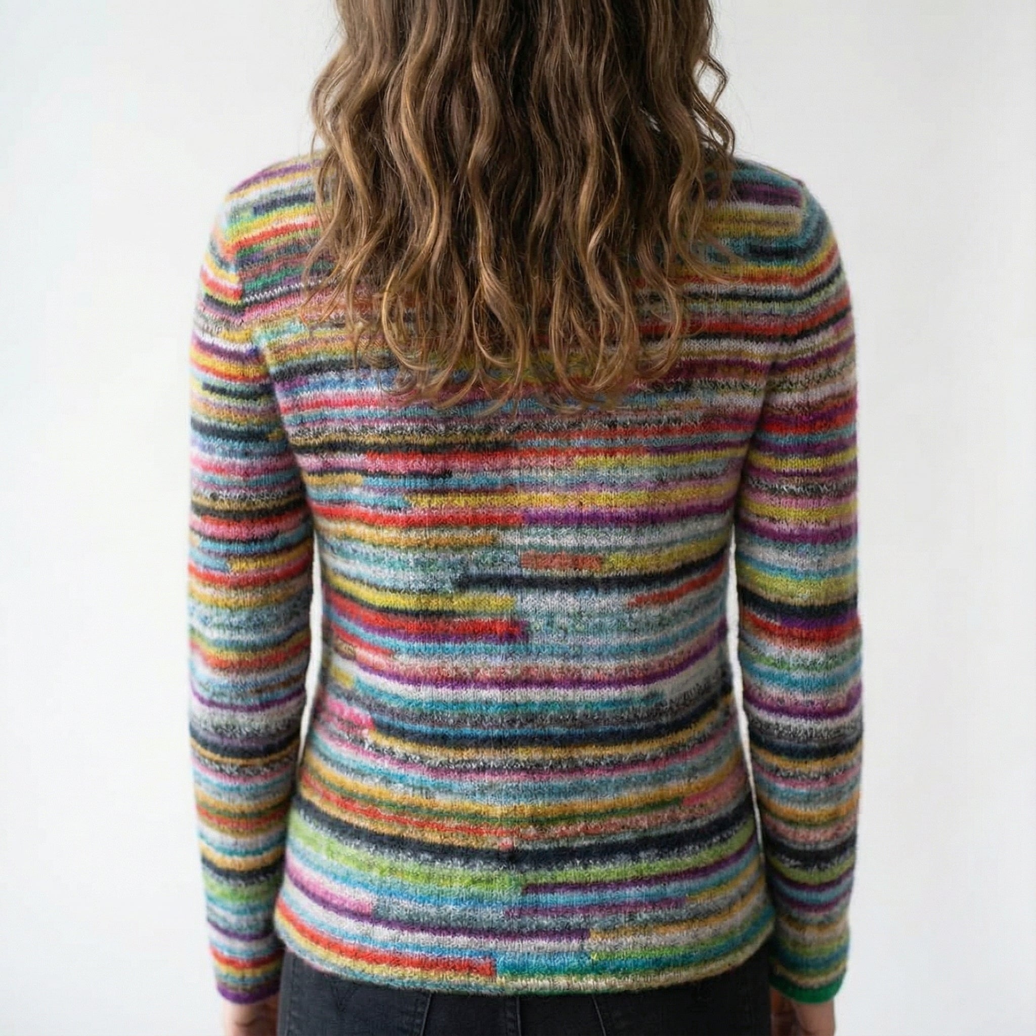 Damenpullover Retro Strick Herbst Komfort