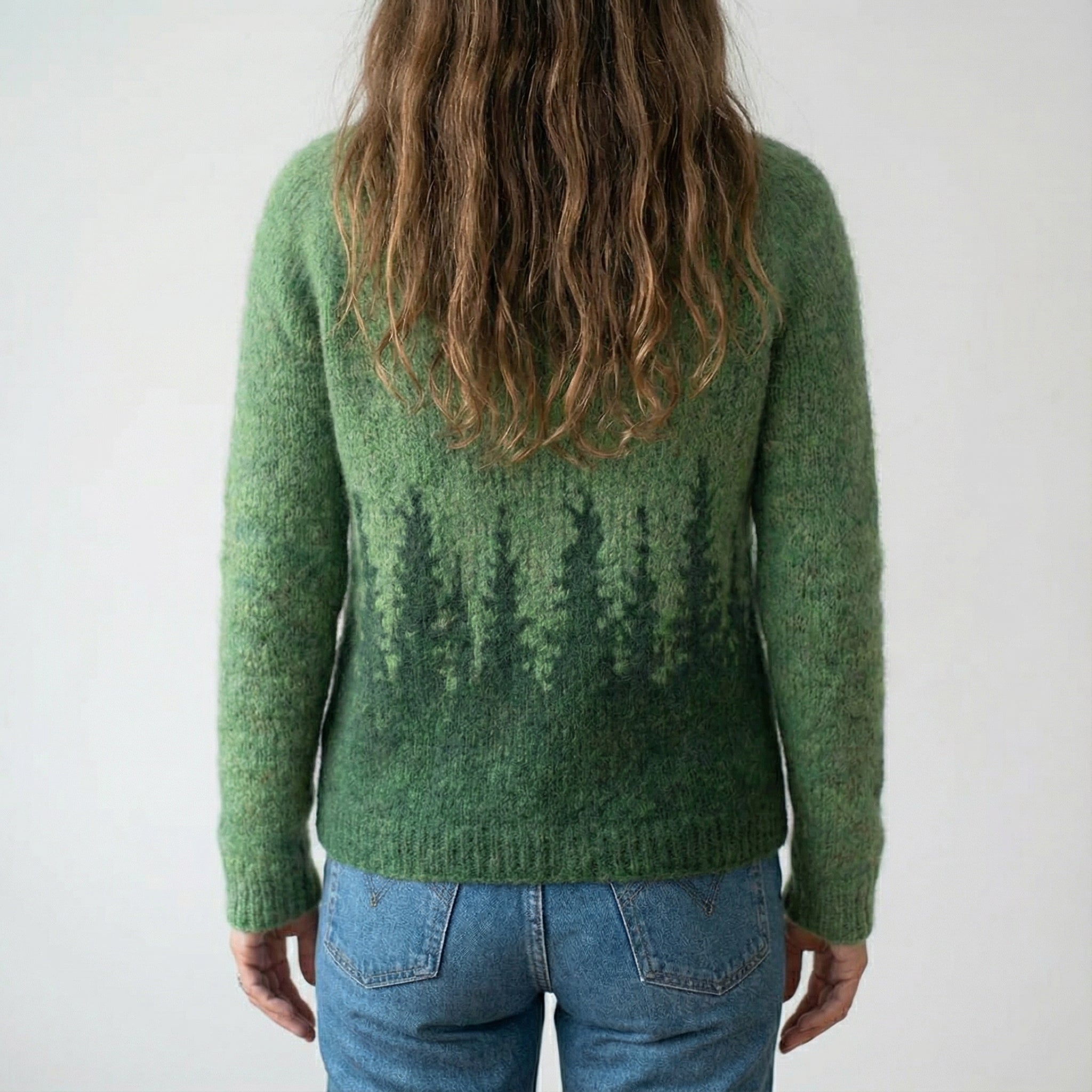 Pull Femme Rétro Multicolore Style Scandinav