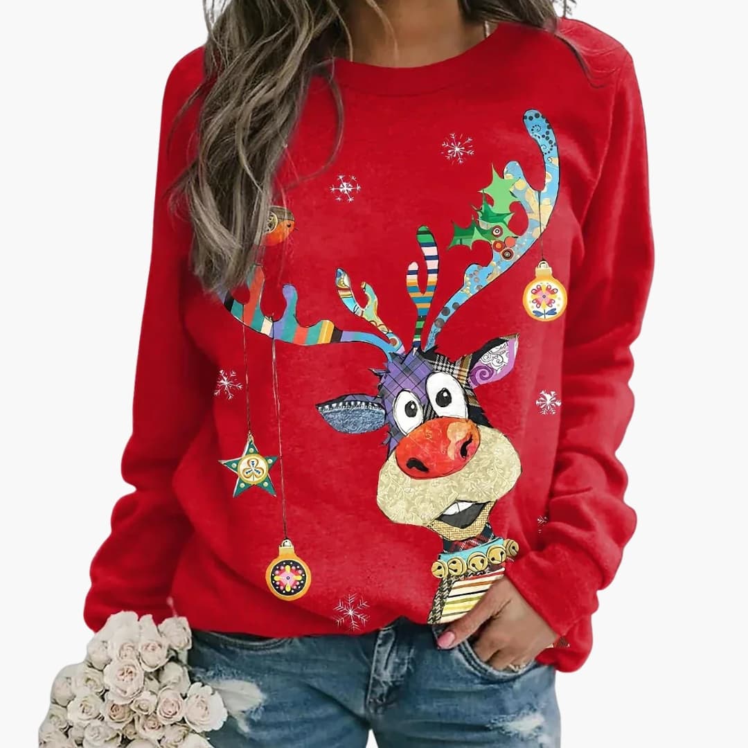 Pull de Noël Femme Festif 1