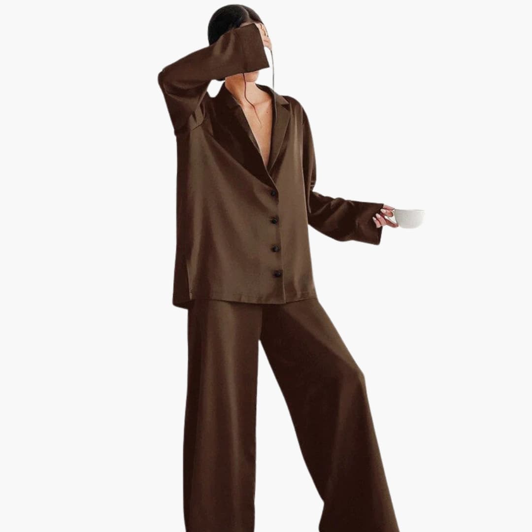 Pyjama Femme Confortable Ensemble Élégant 8