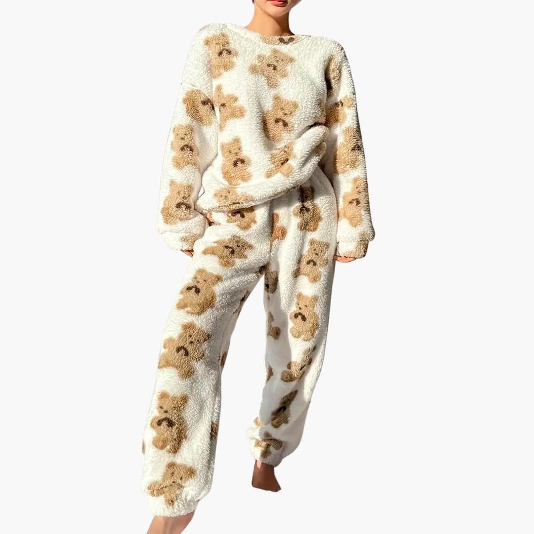 Pyjama Polaire Femme Hiver Confortable 0