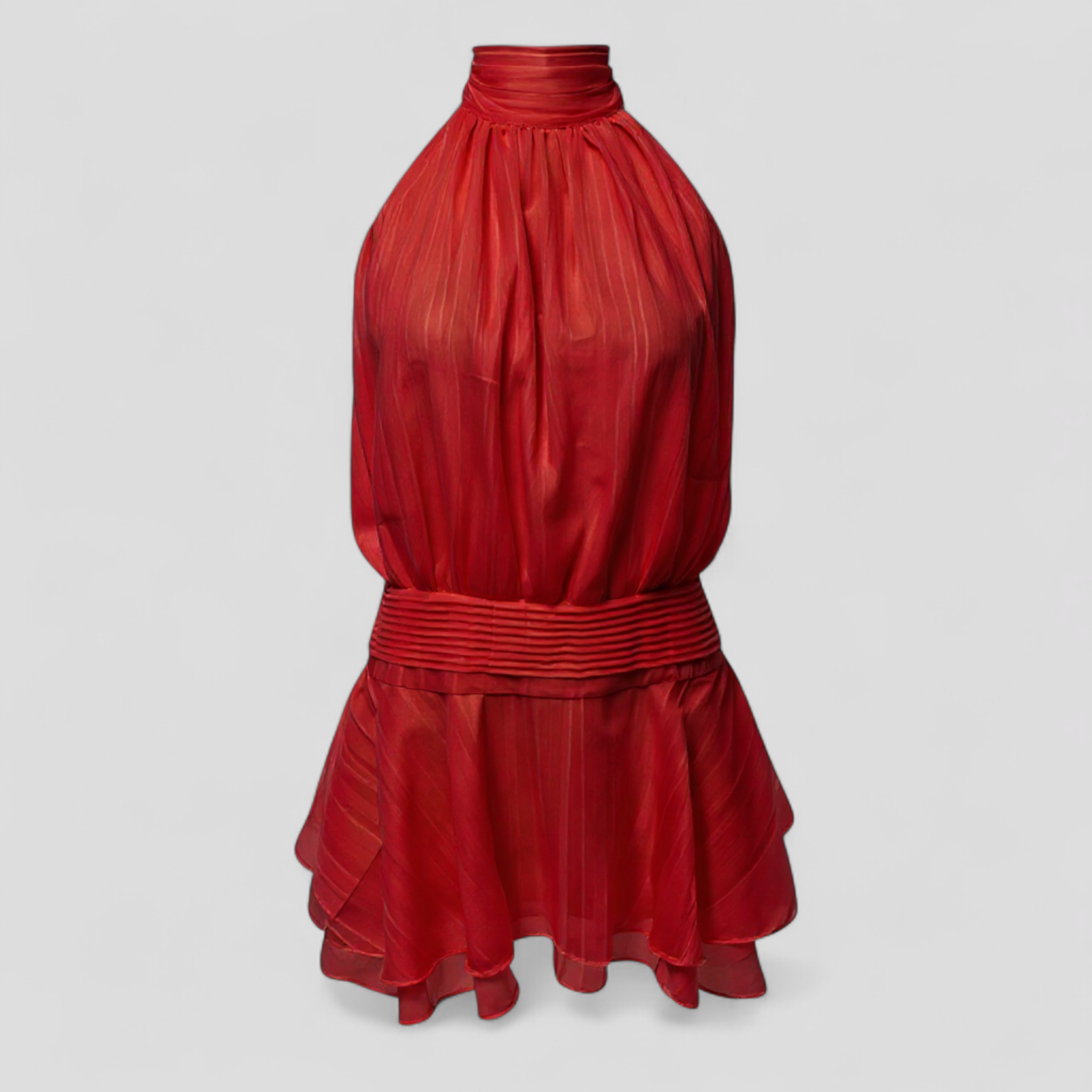 Robe Femme Mini en Chiffon Polyester Mode Féminine