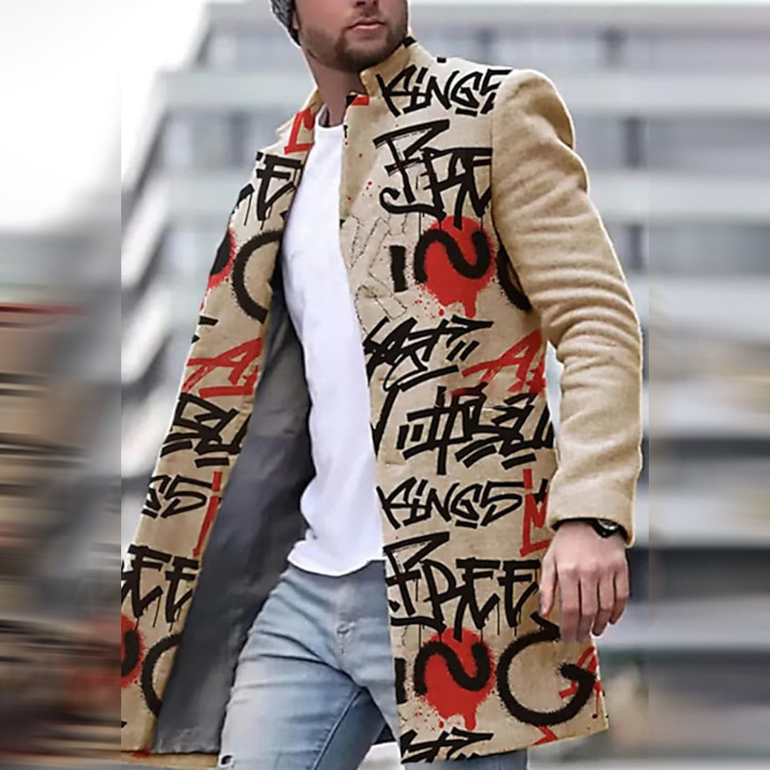Veste Fashion Homme - Motif Abstrait Unique, Laurent