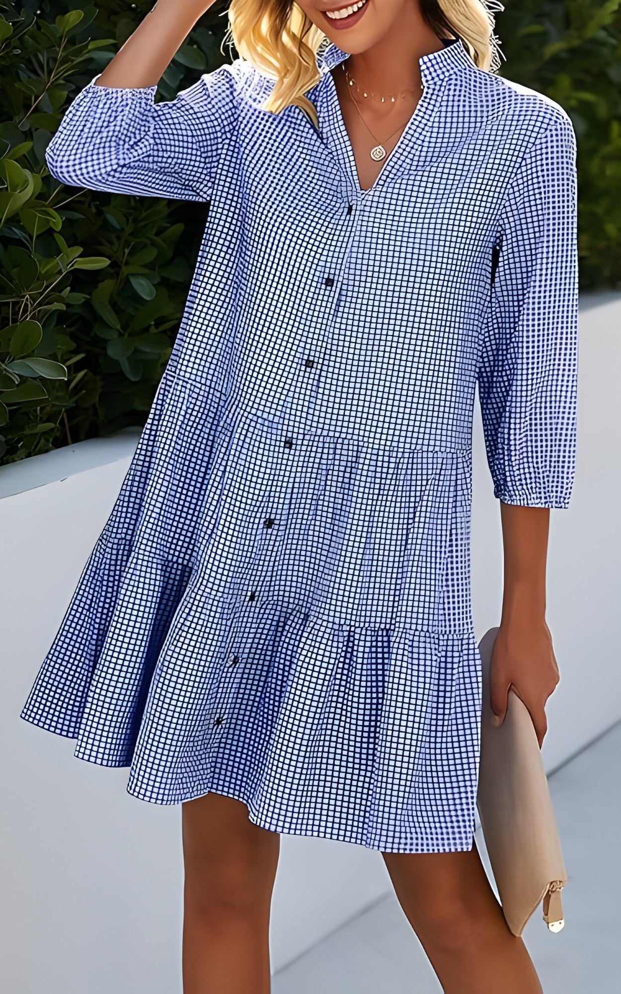 Elegantes und vielseitiges Midikleid für Damen, lässige Mode