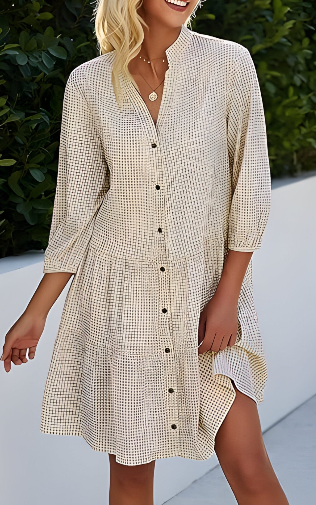 Elegantes und vielseitiges Midikleid für Damen, lässige Mode