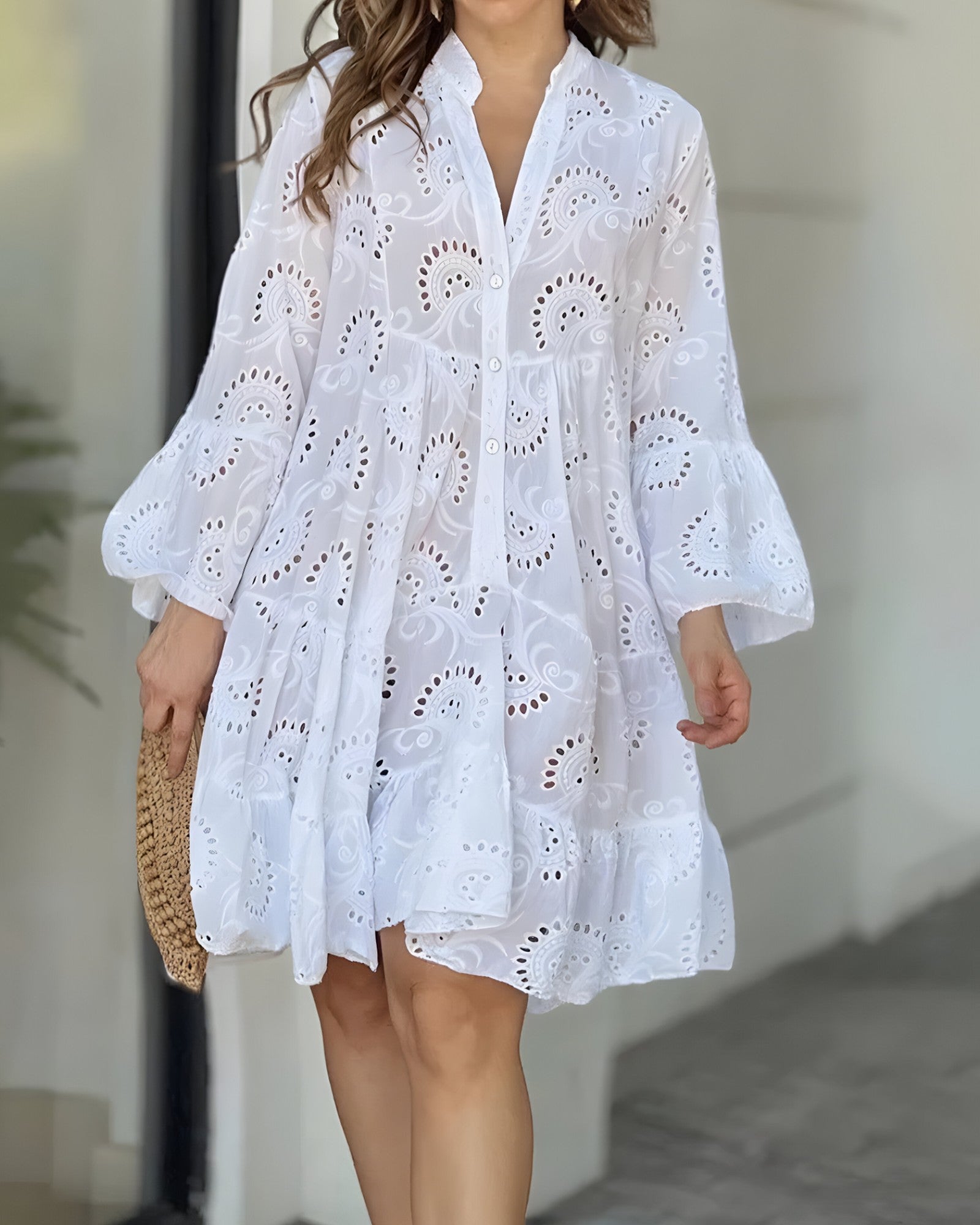Elegantes Mini-Kleid Ibiza für sonnige Tage Damen