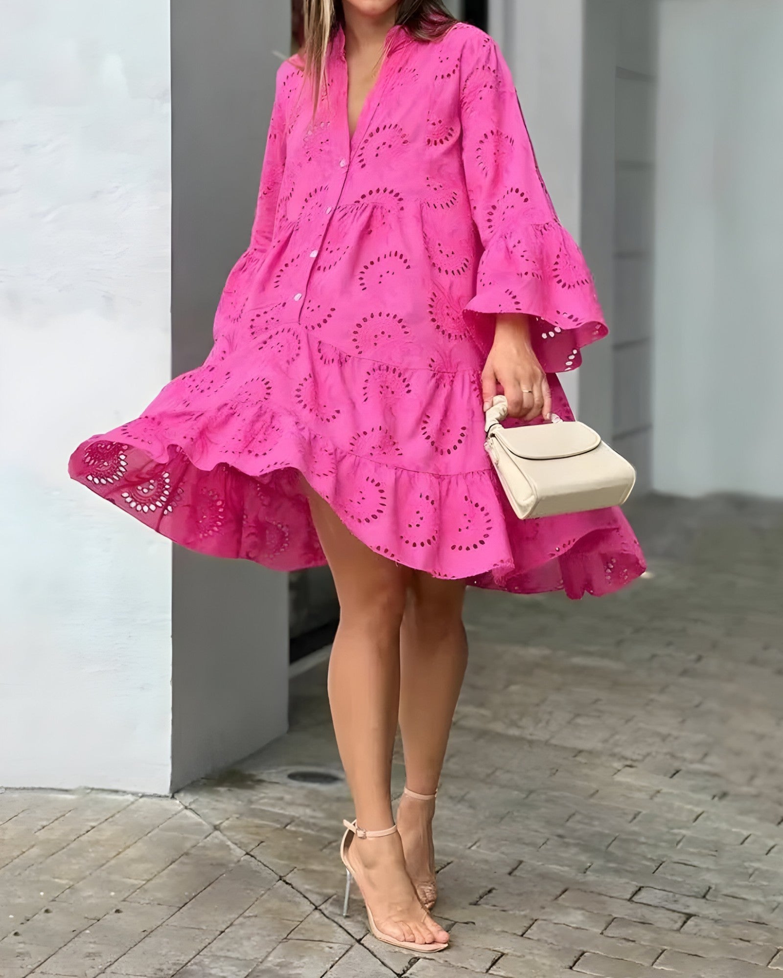Elegantes Mini-Kleid Ibiza für sonnige Tage Damen