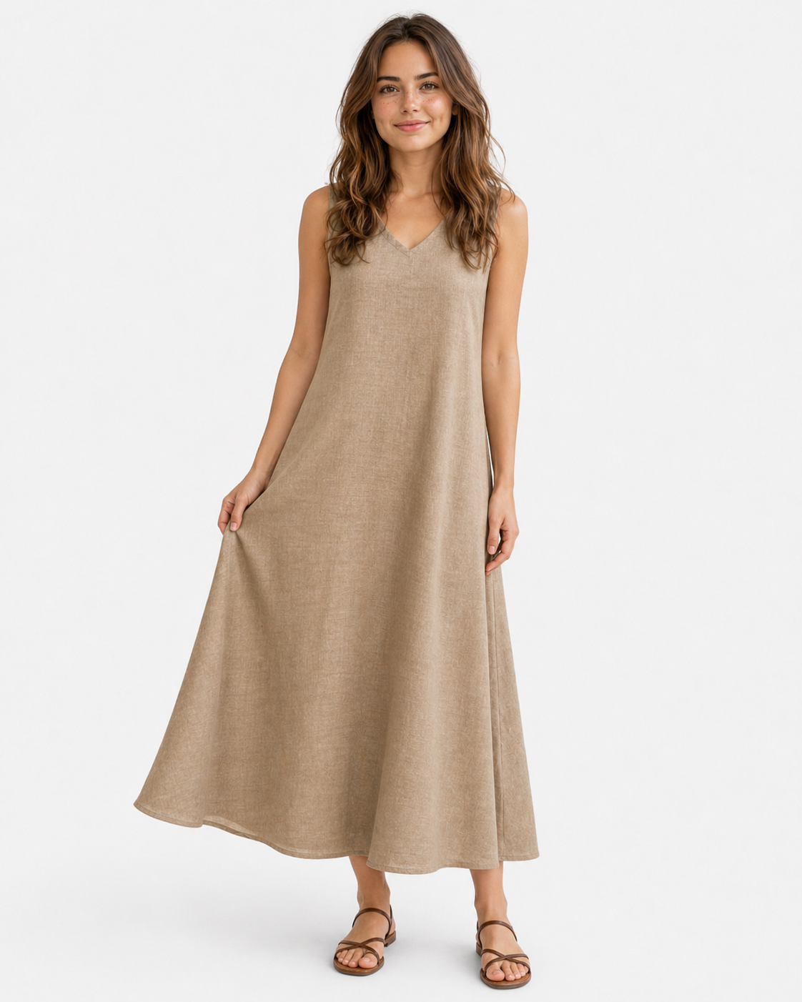 Robe Longue Fluide Femme Été - Confortable et Élégante pour Plage