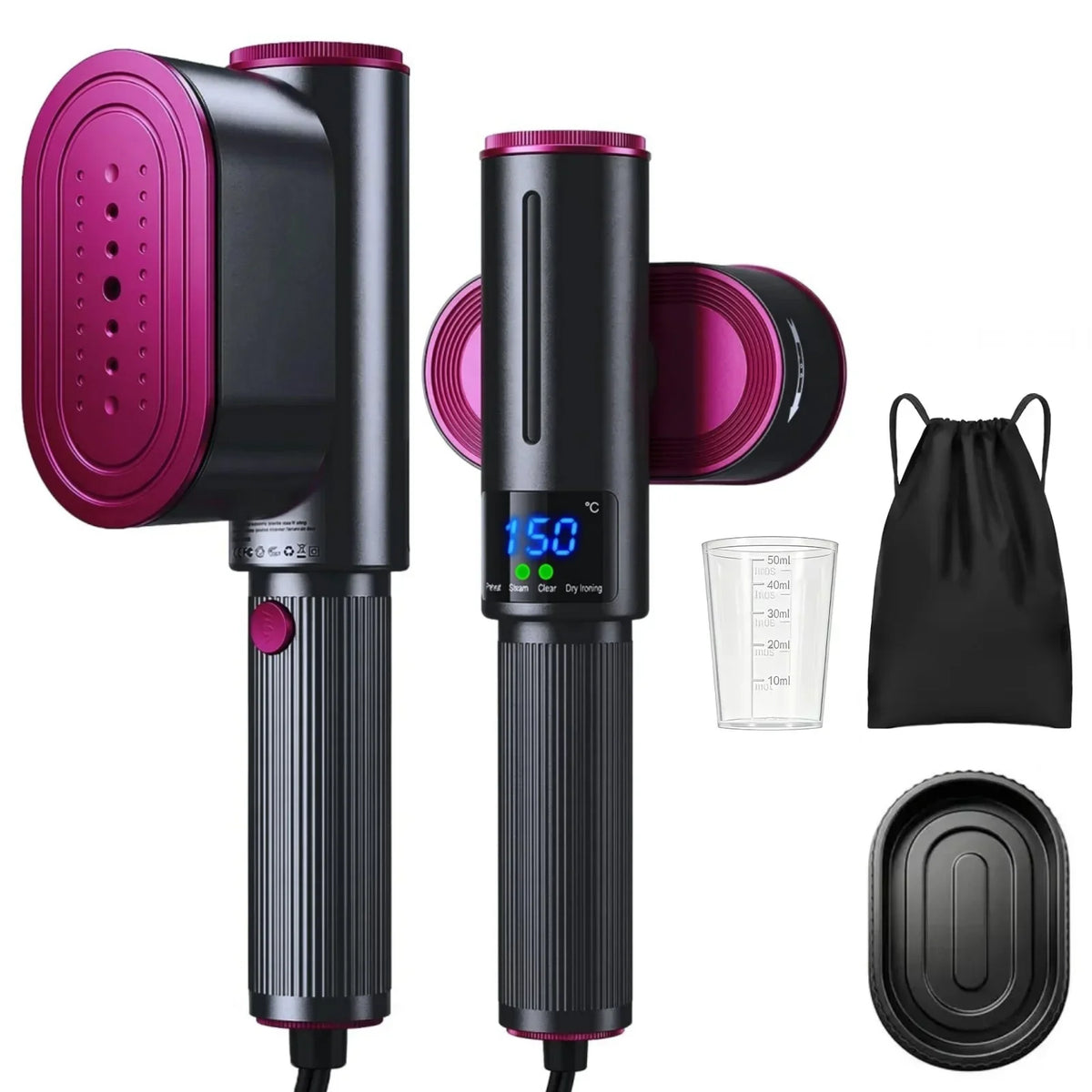 Mini Défroisseur Vapeur Portable - Défroisseur de Voyage à Chauffe Rapide