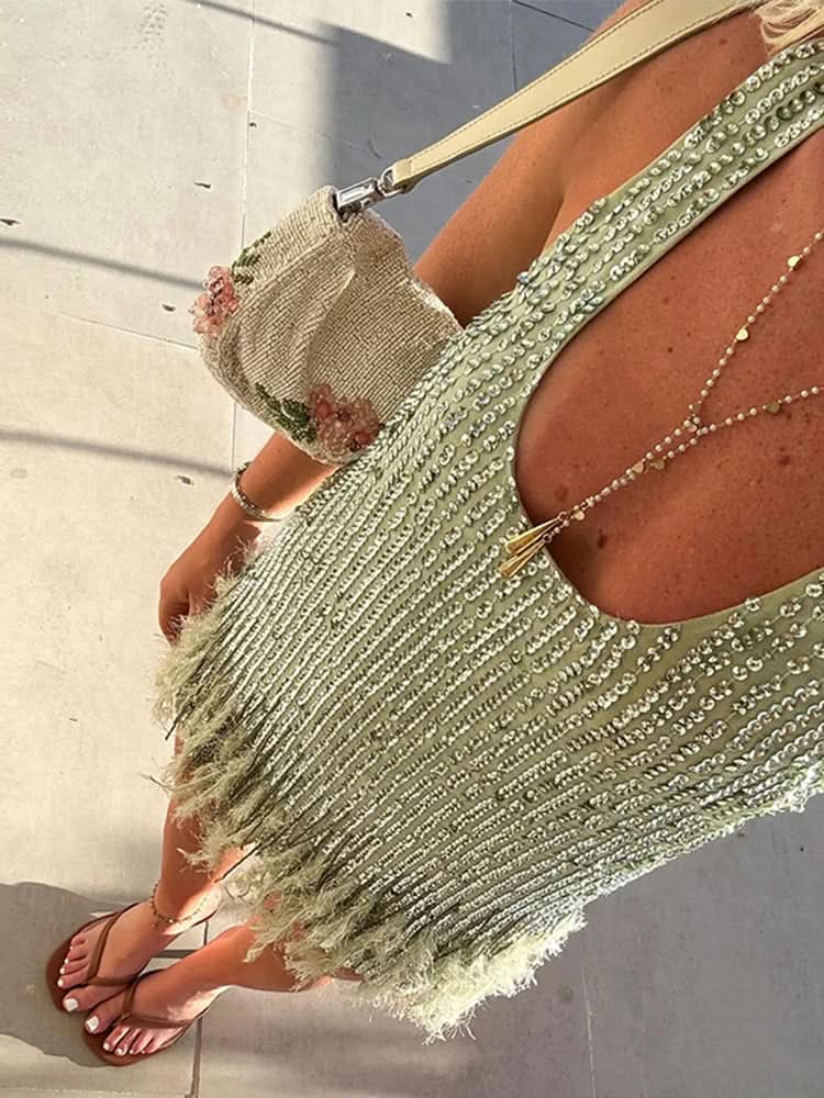 Eshna | Mini robe de soirée glamour
