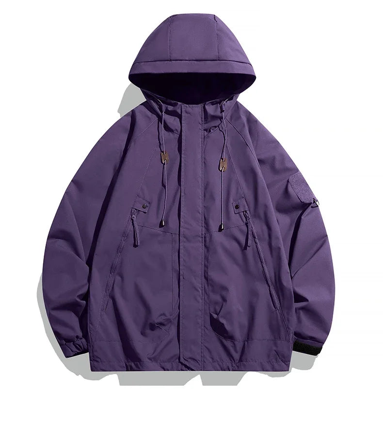 Coupe-Vent Homme à Capuche Imperméable