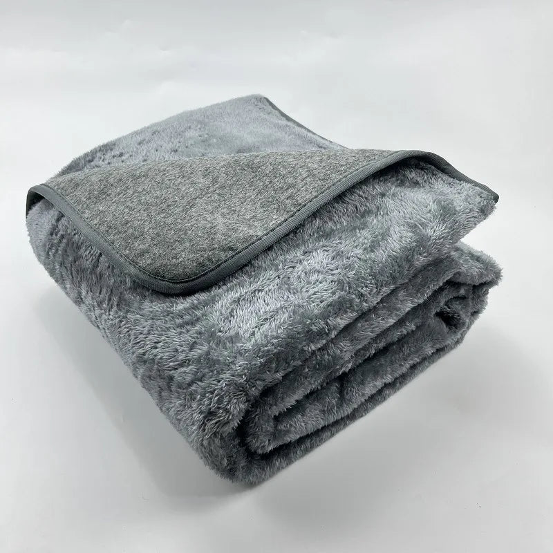 Couverture Chauffante de Voiture 12V - Plaid de Voyage Lavable