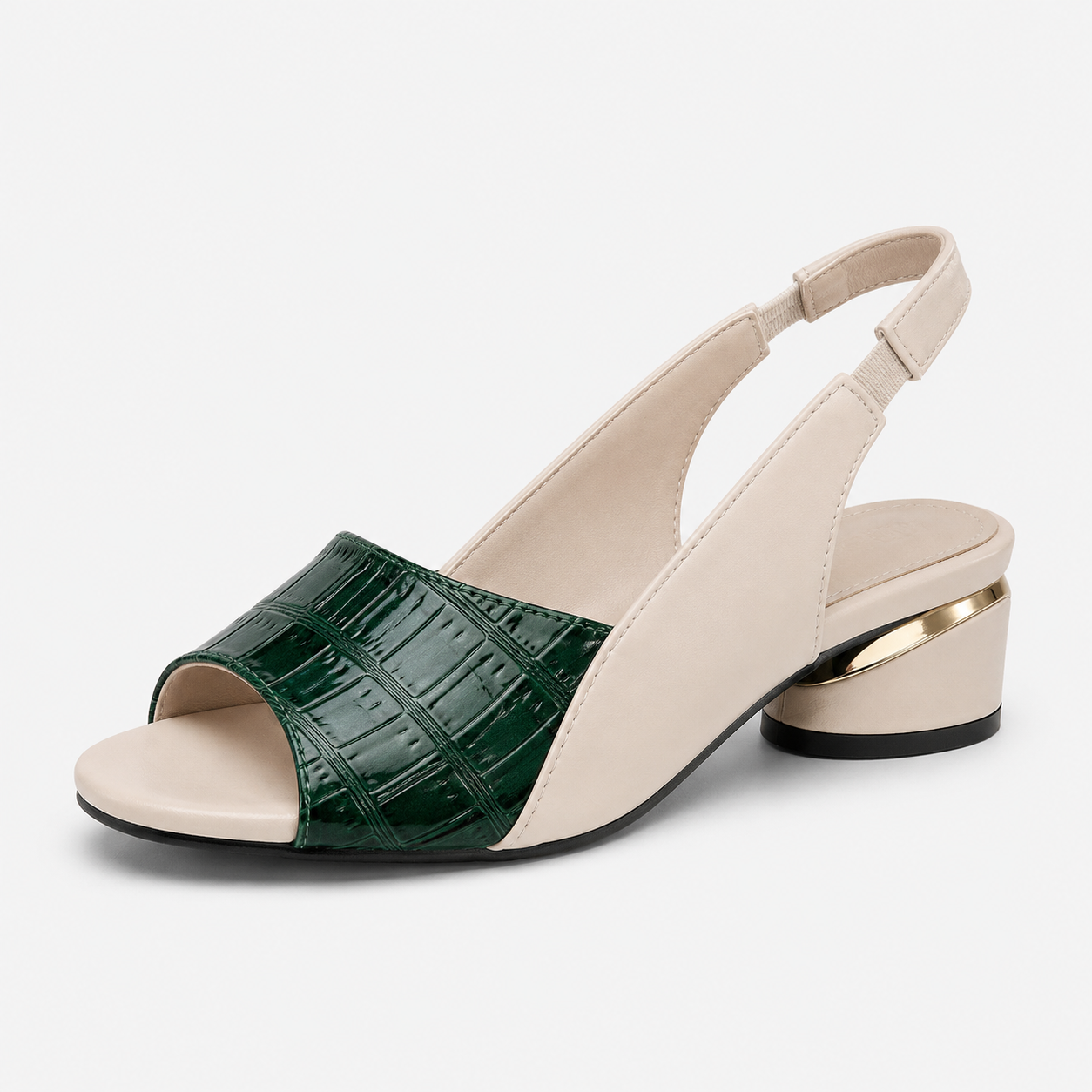 Elegante und bequeme Damensandalen aus schwarzem Leder, ideal für den Sommer