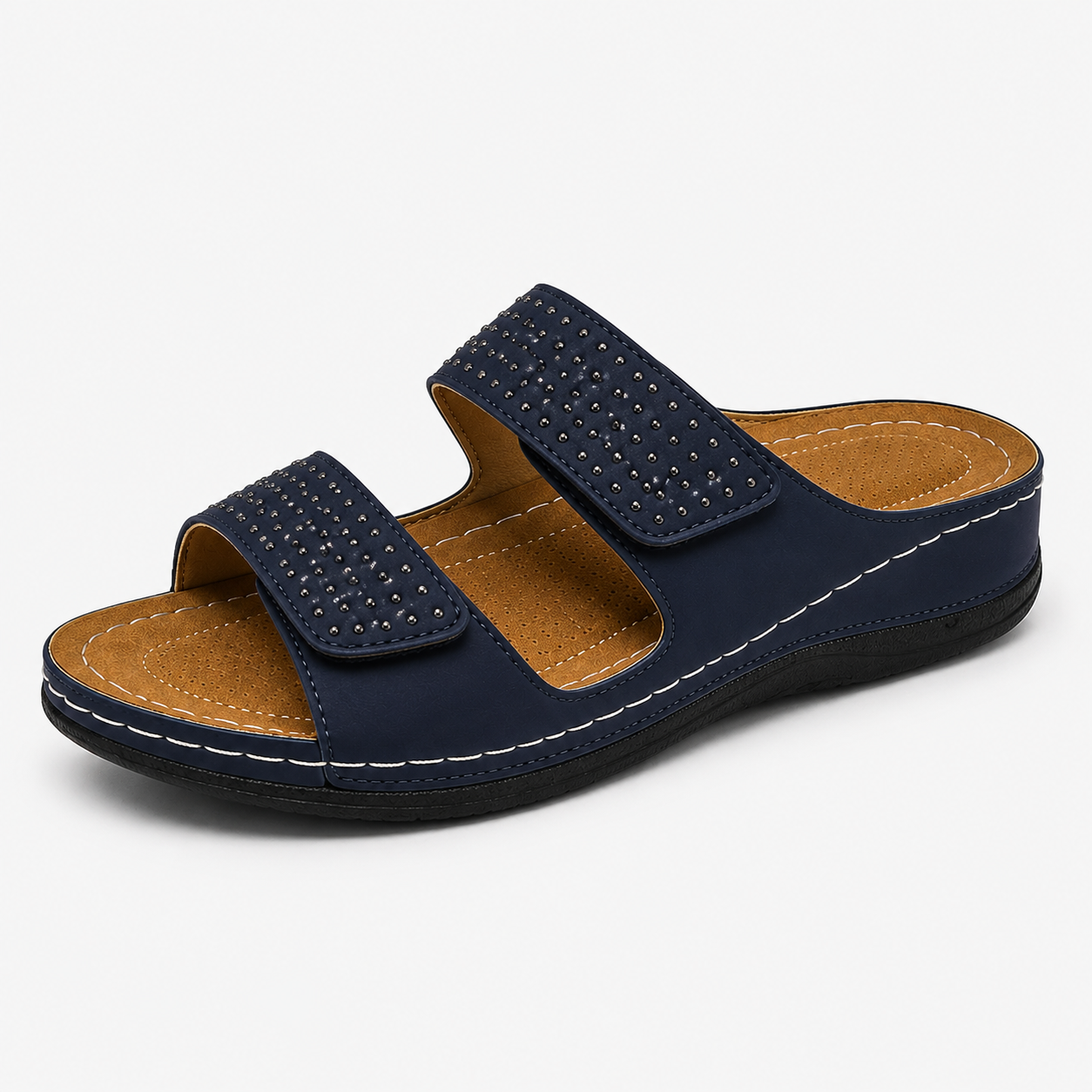 Sandales compensées - Confort et style combinés Cuir Femme