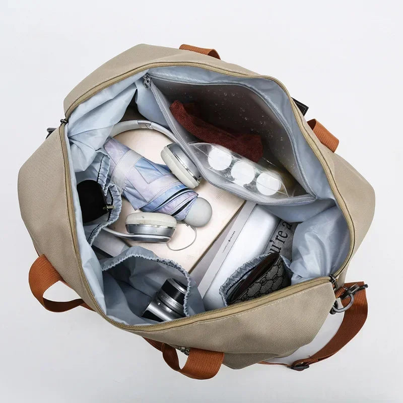 Sac de sport grand volume, déperlant, avec rangements astucieux