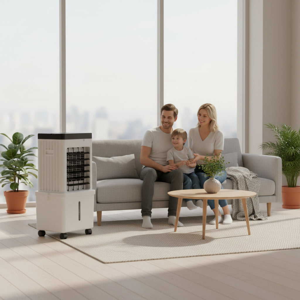 COOLNOVA - Refroidisseur d'air mobile - Fraîcheur 3-en-1 flexible pour la maison