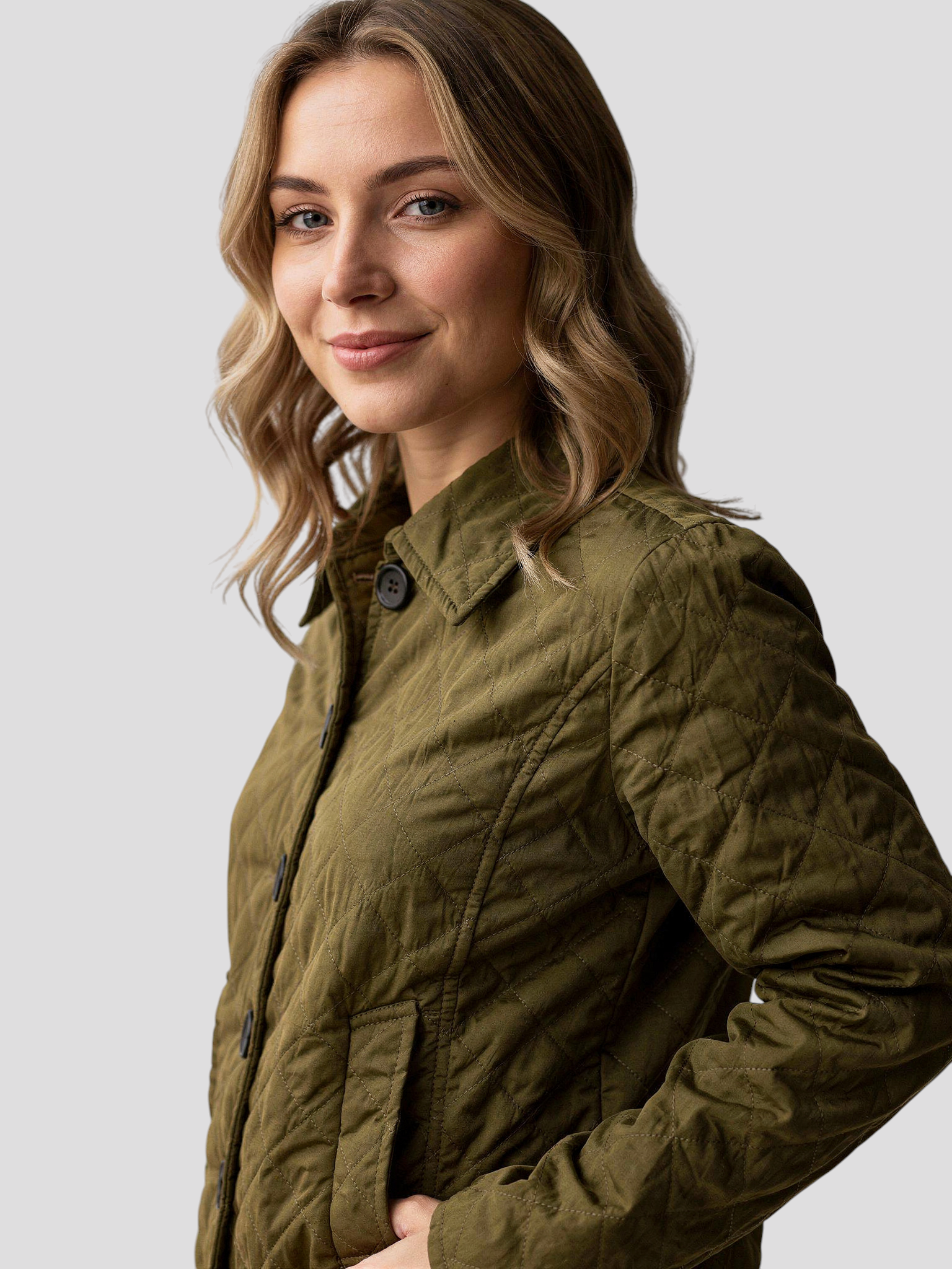 Elegante Damenjacke aus Seide & Baumwolle – Komfort & zeitloser Stil