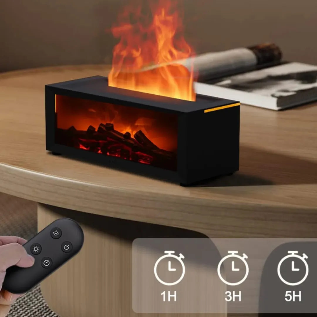 Humidificateur Flamme HearthGlow – Diffuseur Effet Feu Chaleureux