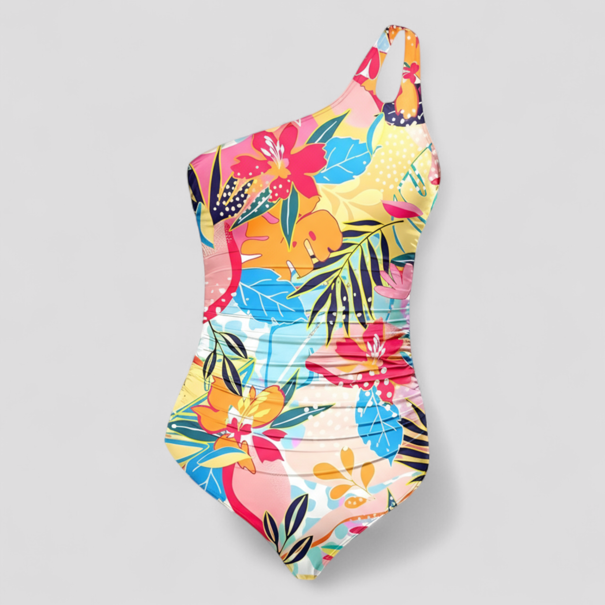 Asymmetrischer Badeanzug für Damen, Damenbadeanzug