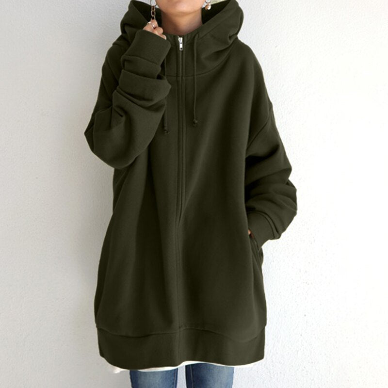 Sweat Femme Confortable à Capuche Oversize 3