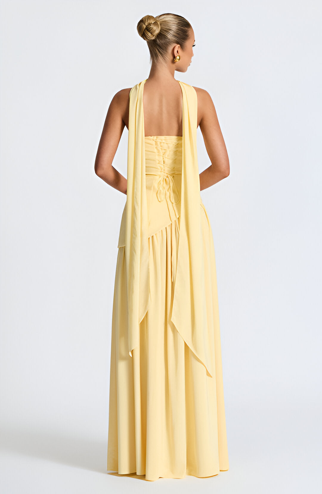 Maxikleid Damen Fließend Sommer - Leichte Baumwolle, Größen S-XL