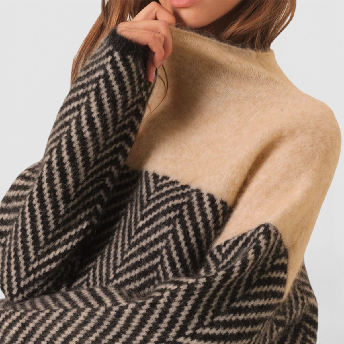 Pull Col Roulé en Cachemire pour Femme - Tricot Doux