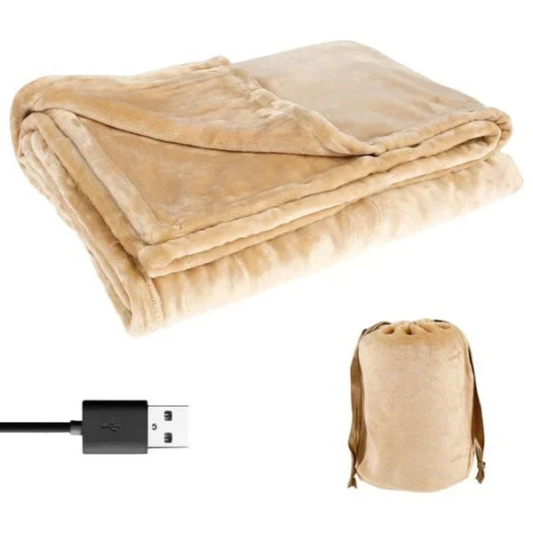 Couverture Chauffante USB avec Manches - Chaleur Portable