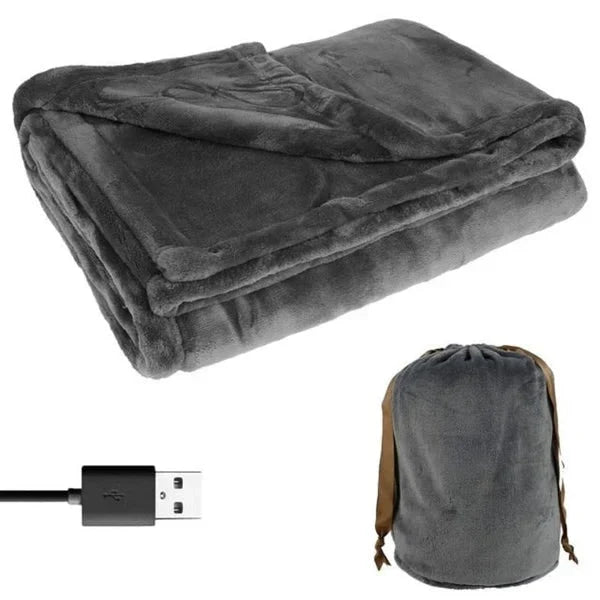 Couverture Chauffante USB avec Manches - Chaleur Portable