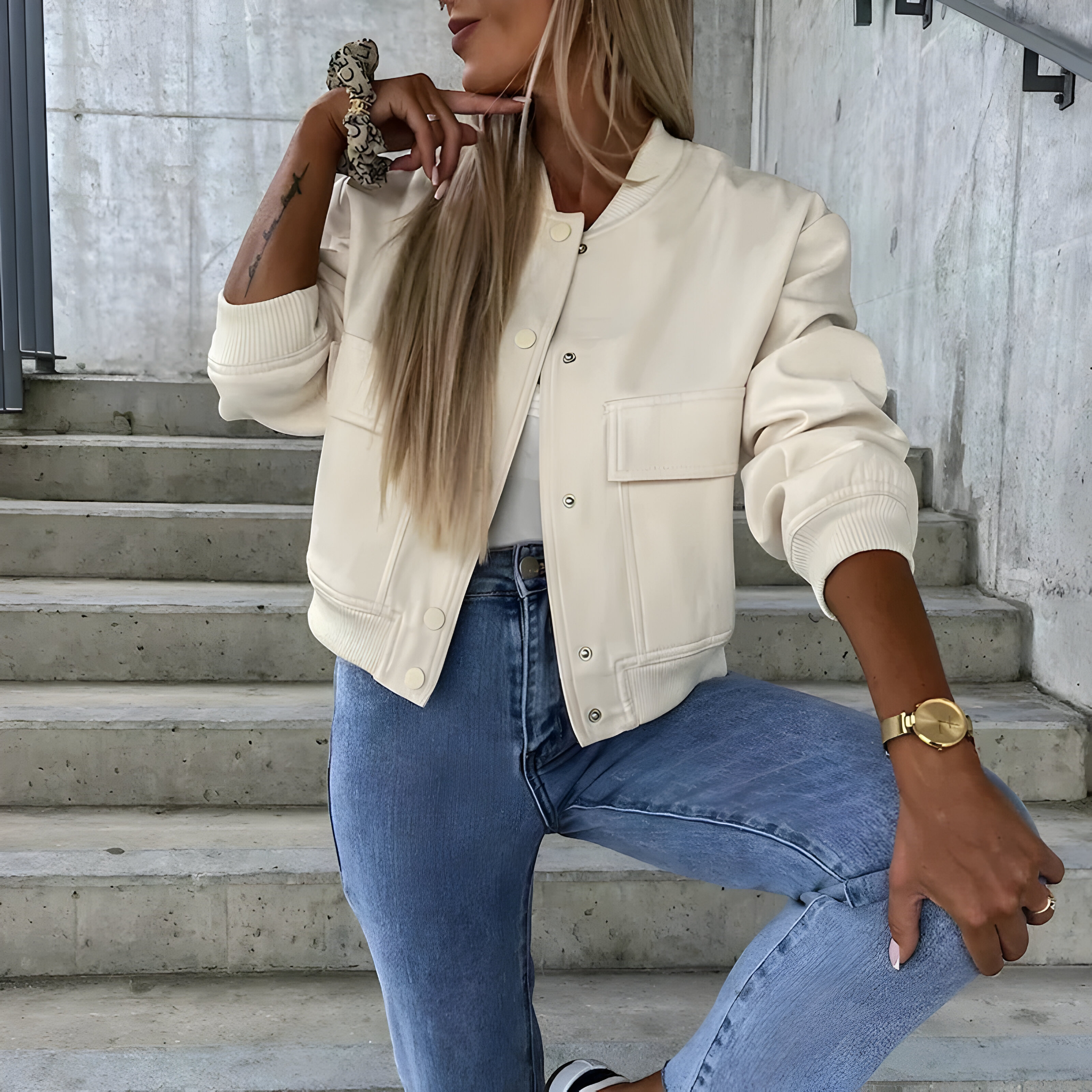 Veste Décontractée Femme Coton Autumn Collection