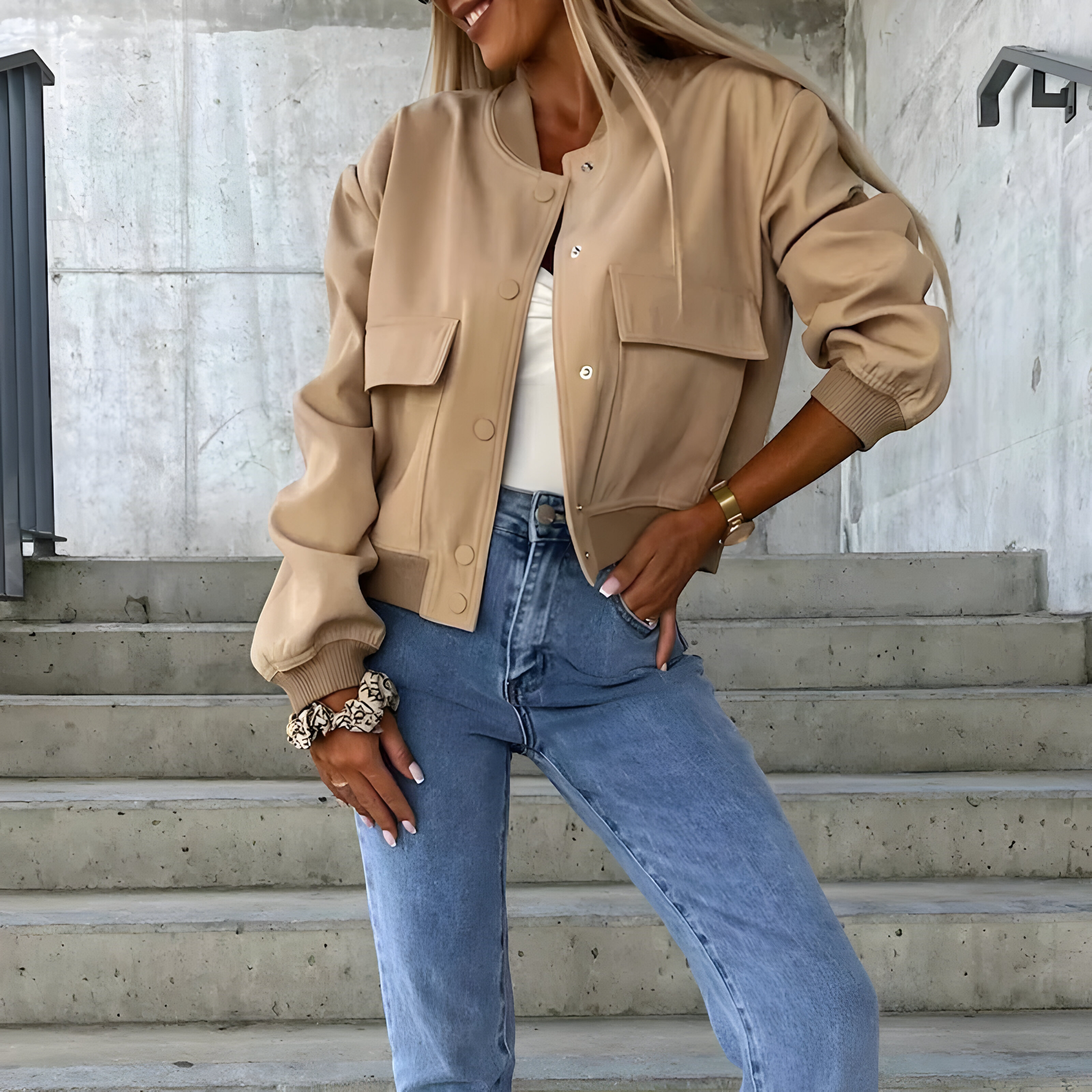 Veste Décontractée Femme Coton Autumn Collection