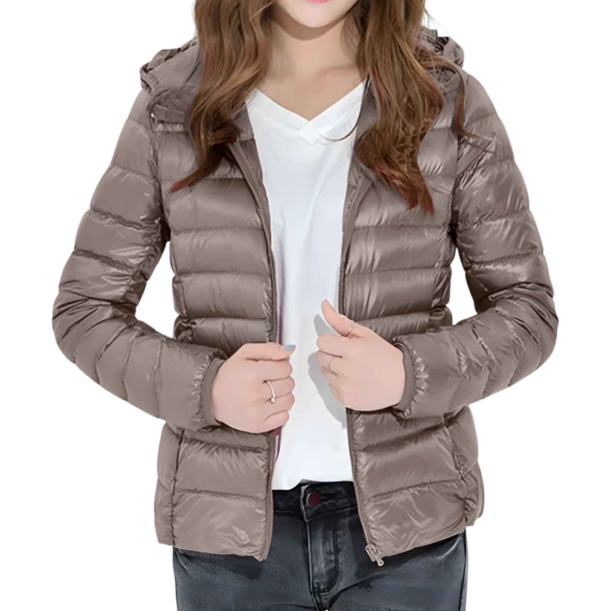 Veste Doudoune Femme Légère Polyester Thermique