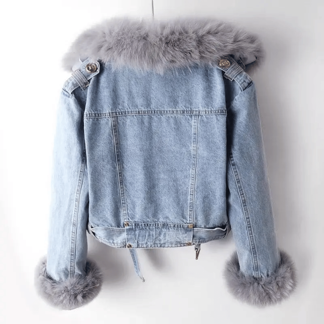 Veste Femme Chic en Jean Doublée 1