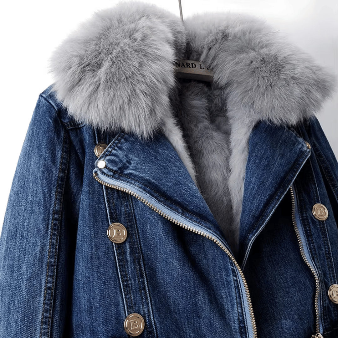 Veste Femme Chic en Jean Doublée 4