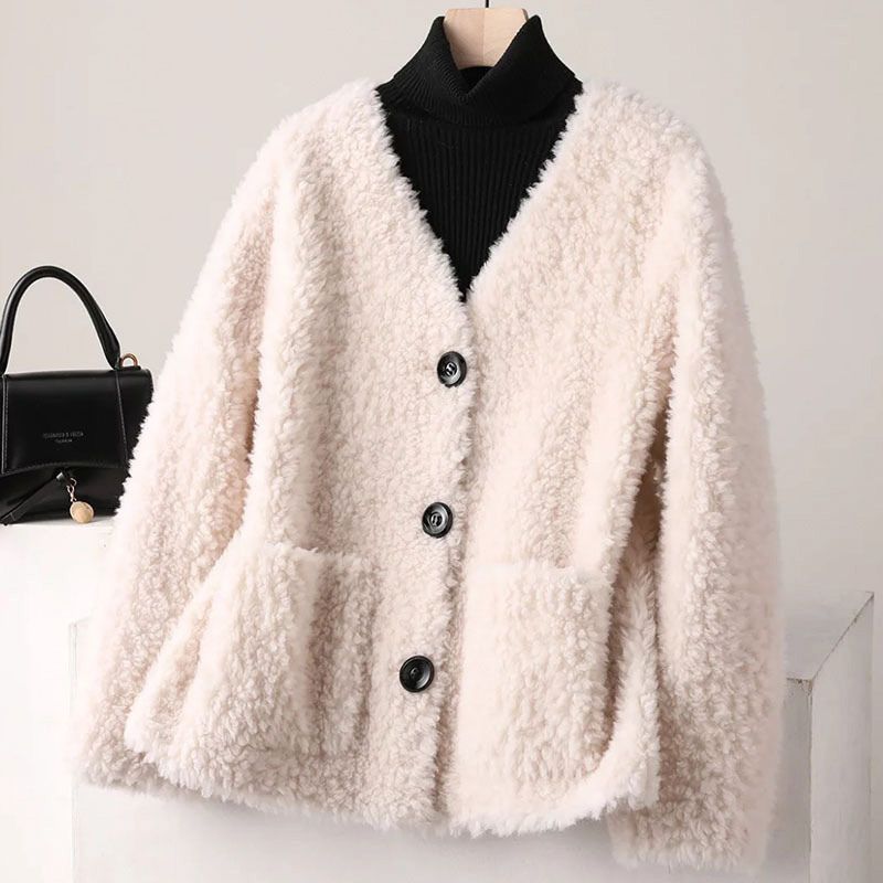 Veste Femme Chic en Shearling 2